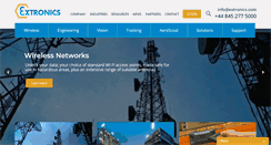 Desktop Screenshot of extronics.com