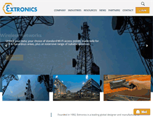 Tablet Screenshot of extronics.com
